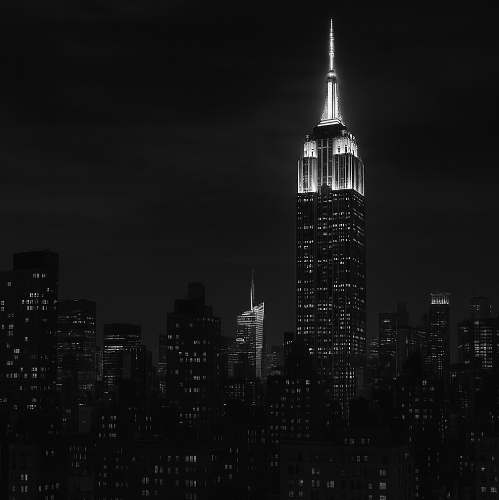 Empire State - Night Skyline