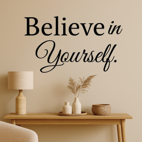 Believe in Yourself - Wall Decal