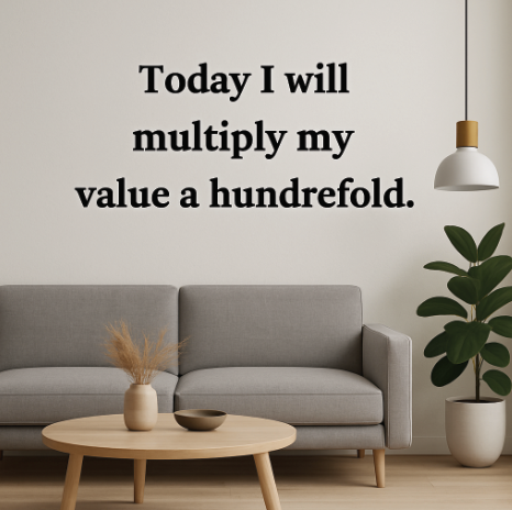 Multiply My Value - Wall Decal